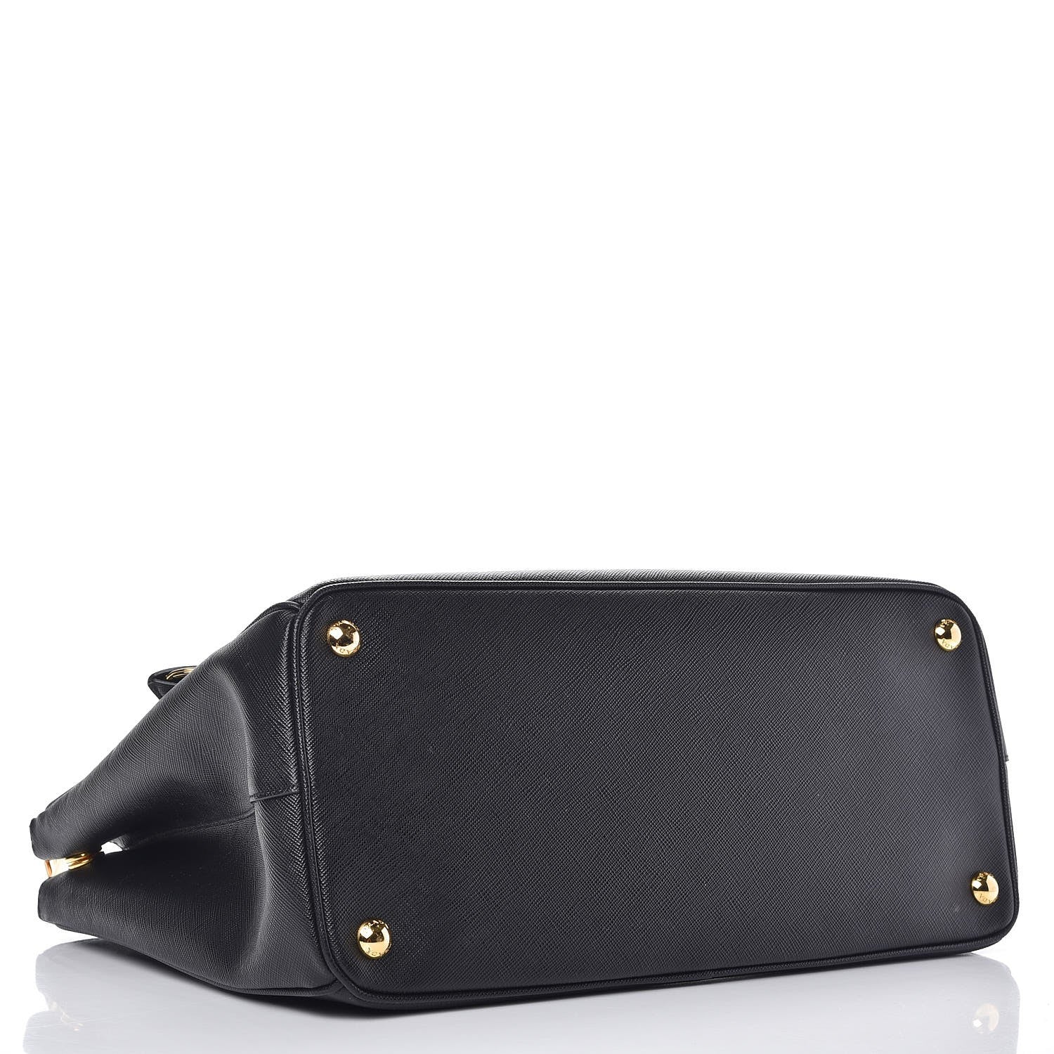 Prada Saffiano Medium Galleria Double Zip Tote Black 4 of 10