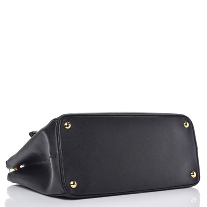 Prada Saffiano Medium Galleria Double Zip Tote Black 4 of 10