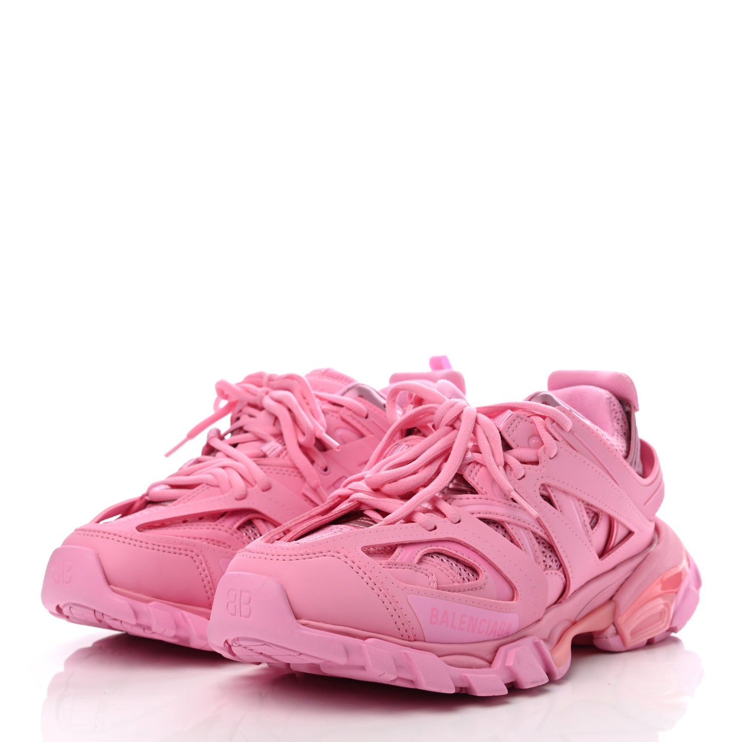 Mesh Nylon Womens Track Sneakers 37 Pink