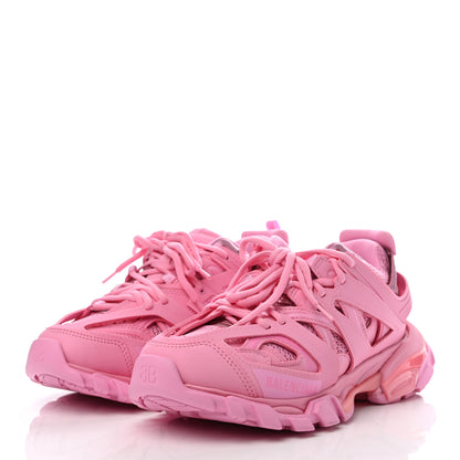 Balenciaga Mesh Nylon Womens Track Sneakers 37 Pink 3 of 7