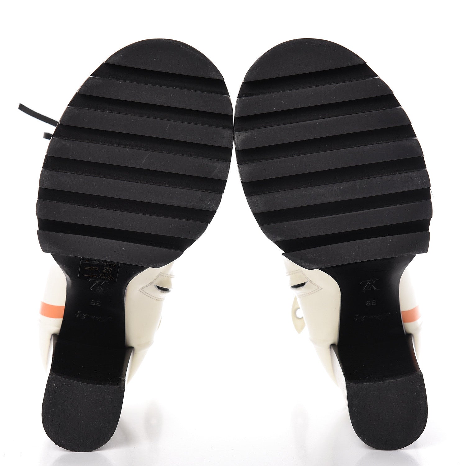 Louis Vuitton Patent Calfskin Spaceship Star Trail Ankle Boots 39 White 9 of 14
