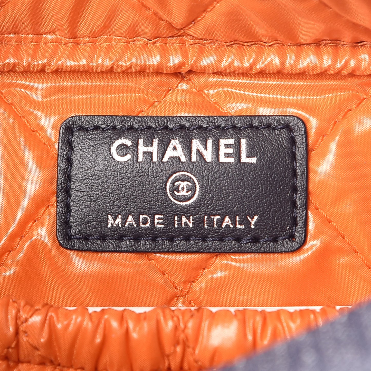 Denim Small Deauville Case Blue Orange