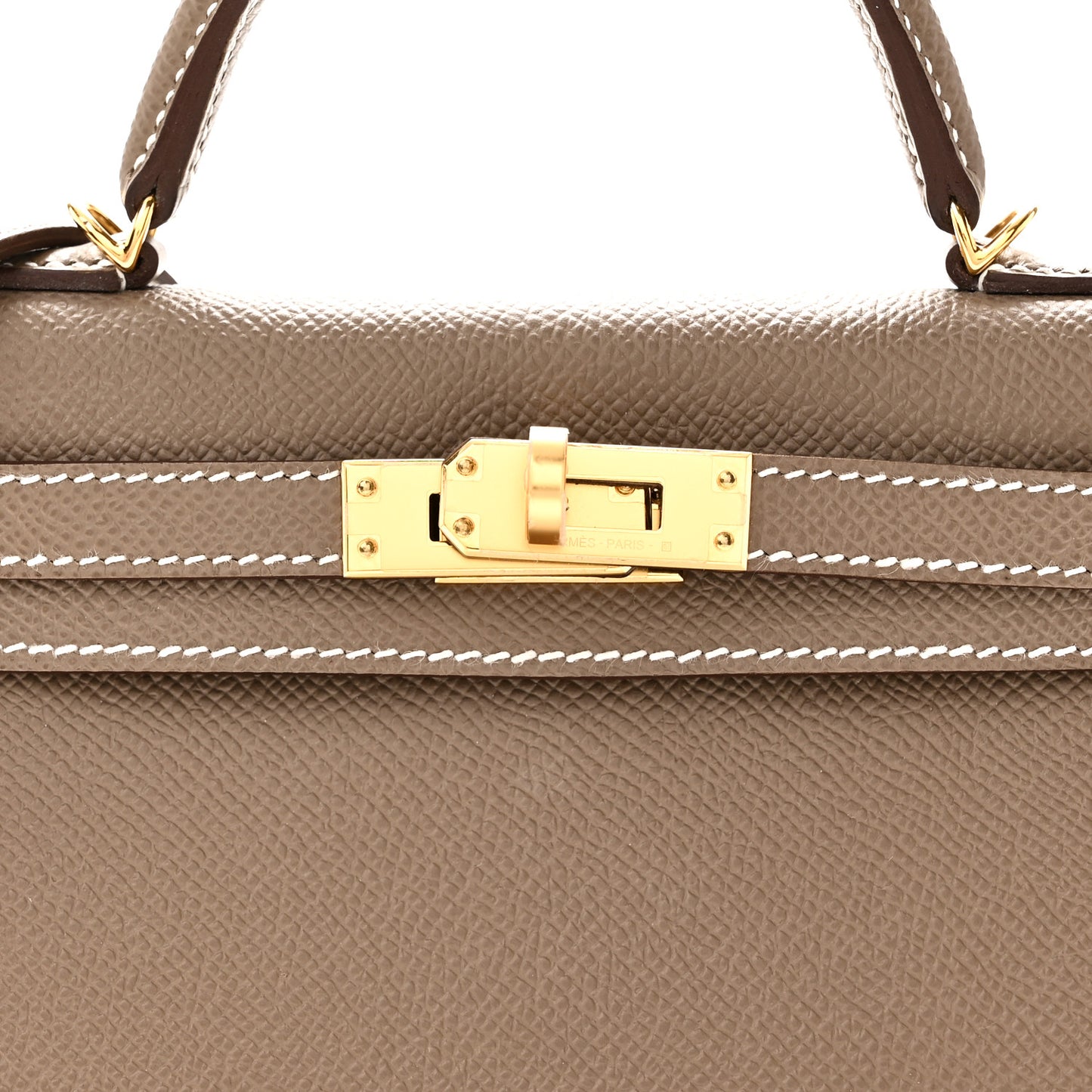 Epsom Mini Kelly Sellier 20 Etoupe