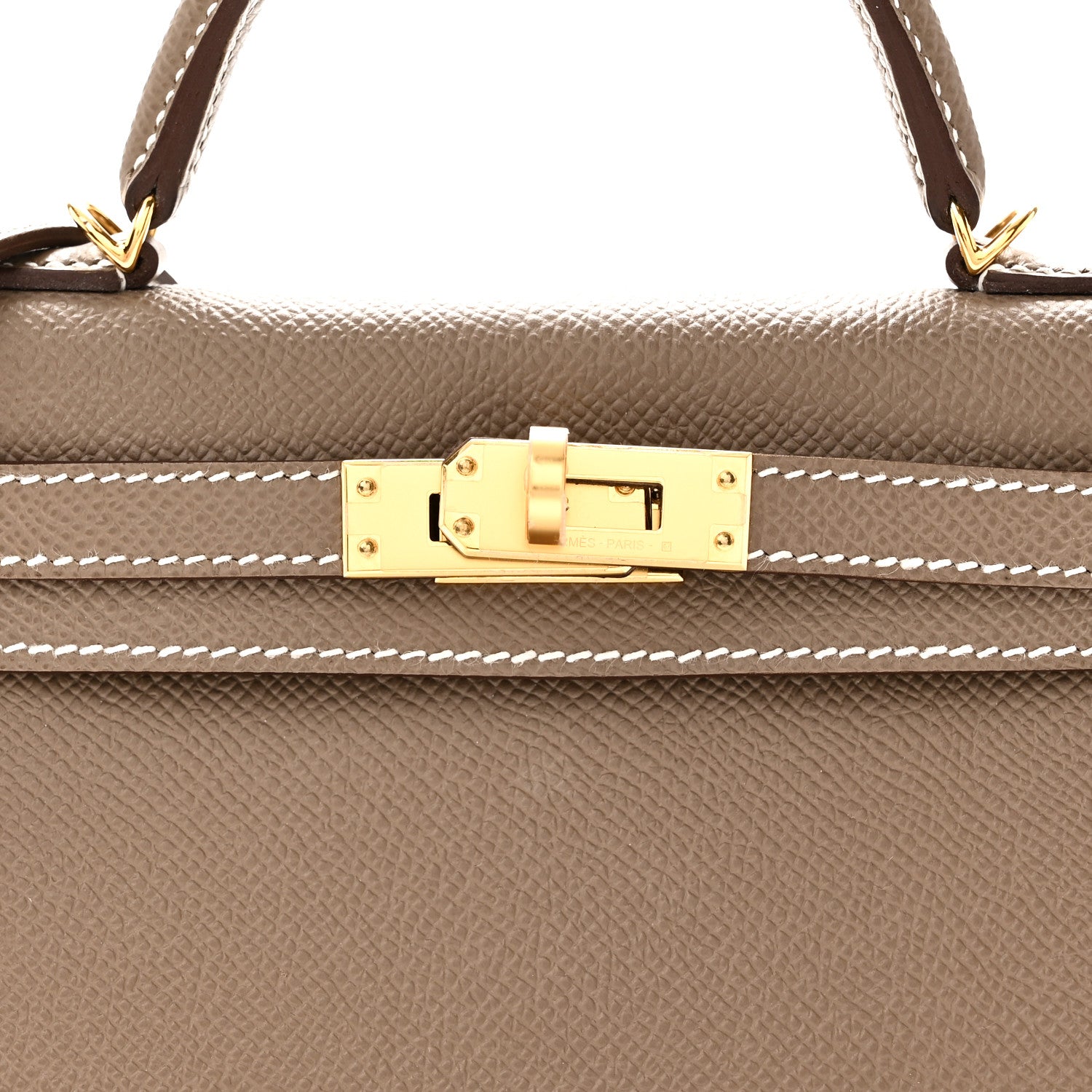 Hermes Epsom Mini Kelly Sellier 20 Etoupe 8 of 11