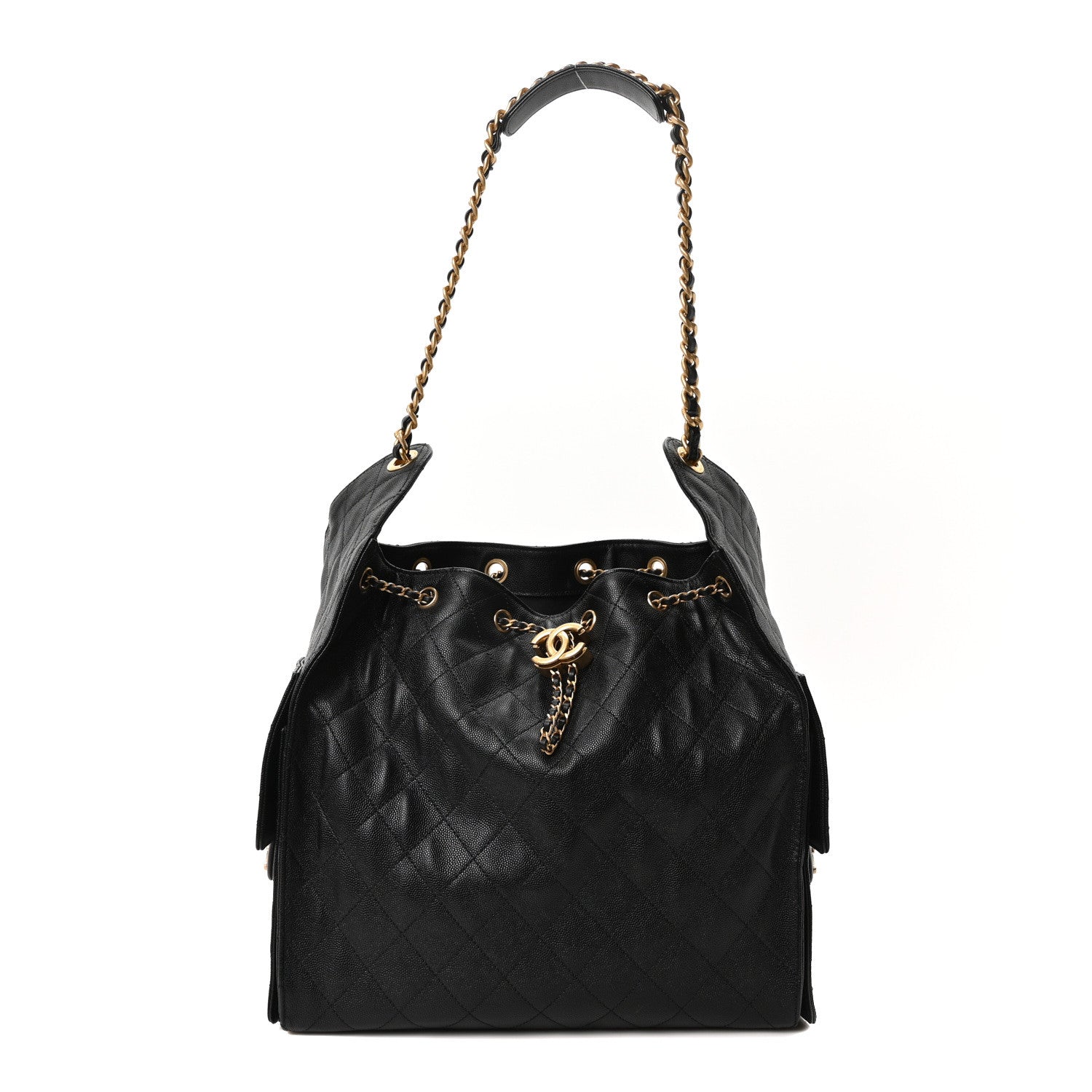 Chanel Caviar Quilted Medium Chanel 25 Handbag Black 1 of 11