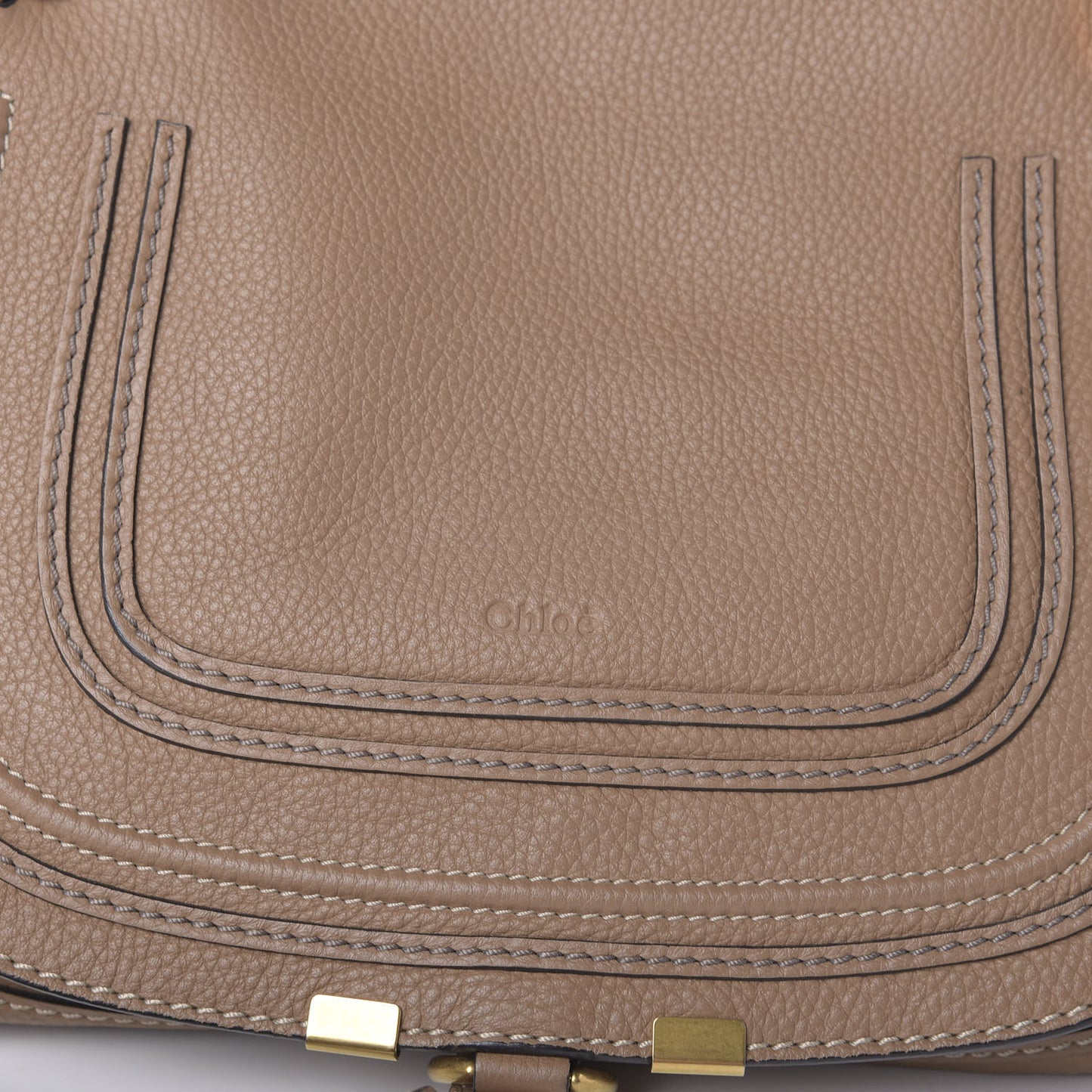 Calfskin Medium Marcie Satchel Nut