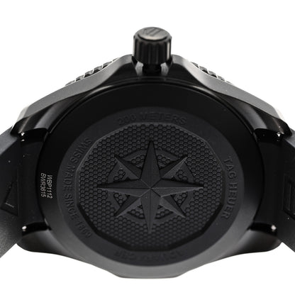 Tag Heuer Stainless Steel Rubber 40mm Aquaracer Professional 200 Solargraph Quartz Watch Black WBP1112 4 of 5