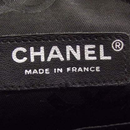 Chanel Calfskin Quilted Large Cambon Multipocket Reporter Beige Black 9 of 11