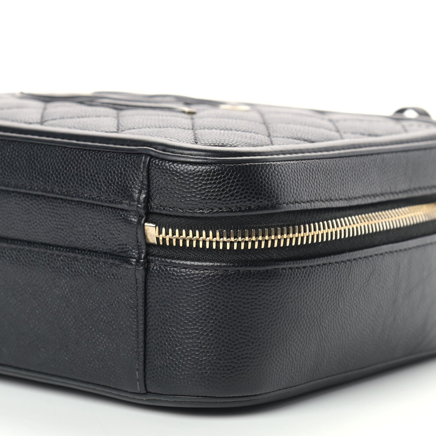 Chanel Caviar Quilted Medium CC Filigree Vanity Case Black 9 of 13