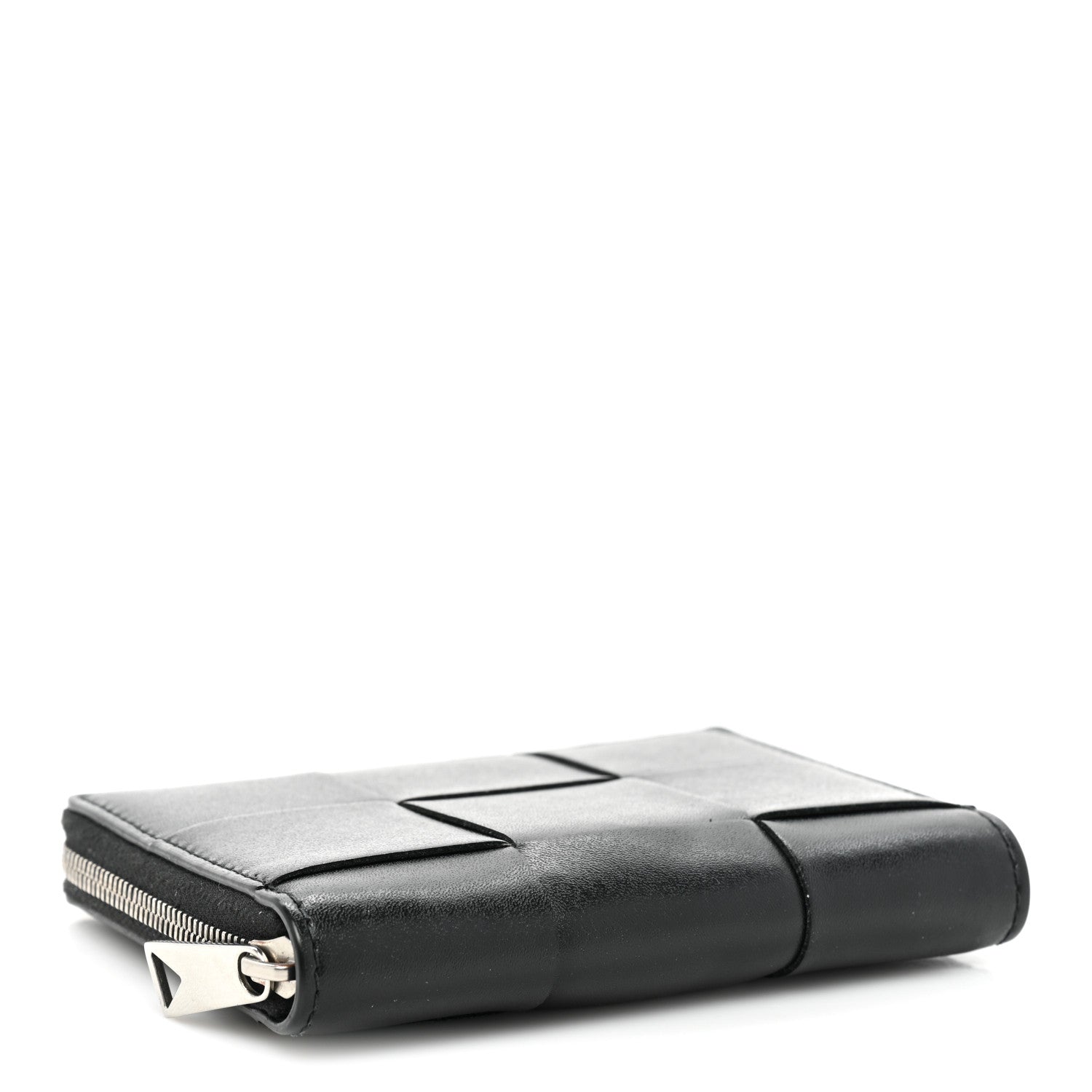Bottega Veneta Nappa Maxi Intrecciato Zip Around Wallet Black 4 of 11