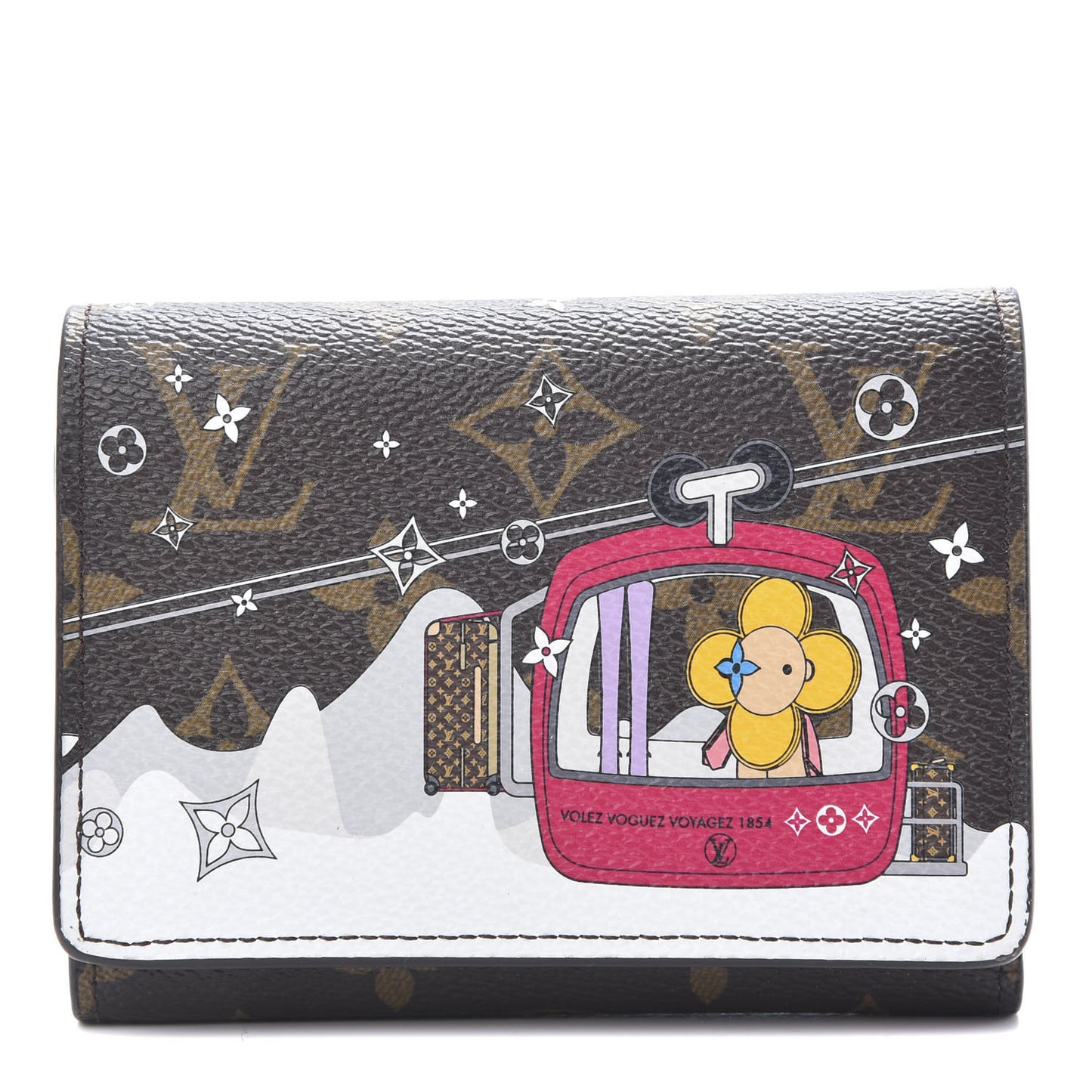 Monogram 2019 Christmas Animation Victorine Wallet Fuchsia
