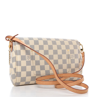 Louis Vuitton Damier Azur Favorite MM 3 of 11