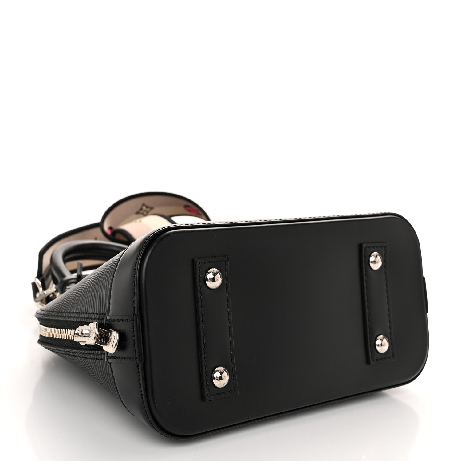 Louis Vuitton Epi Jacquard Alma BB Black 4 of 10