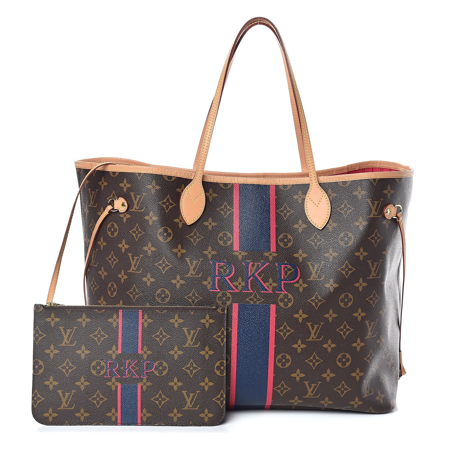Louis Vuitton Monogram My LV Heritage Neverfull GM Violet Fuchsia 1 of 13