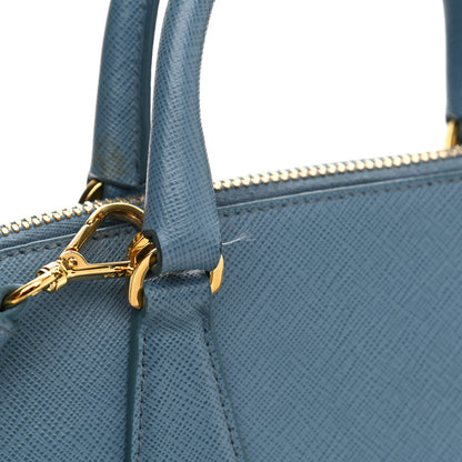 Prada Saffiano Lux Small Promenade Tote Aviazione 11 of 11