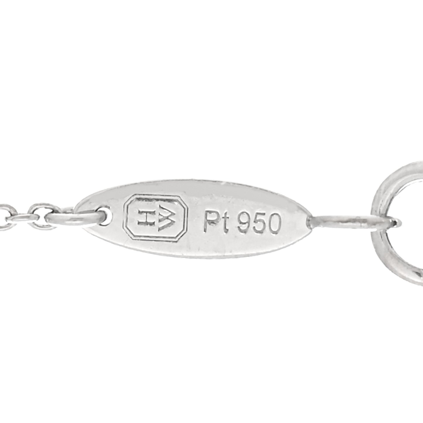 Platinum Diamond Full Loop Pendant Necklace