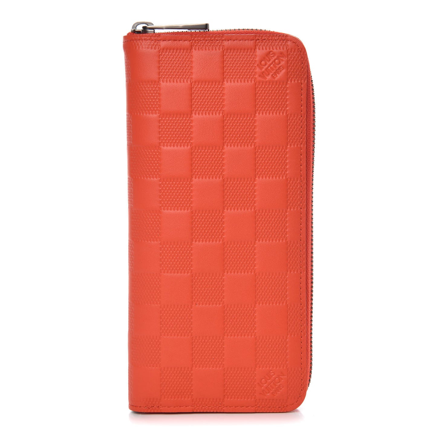 Damier Infini Zippy Vertical Wallet Magma