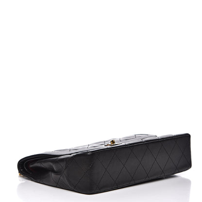 Chanel Lambskin Quilted Medium Double Flap Black 4 of 17