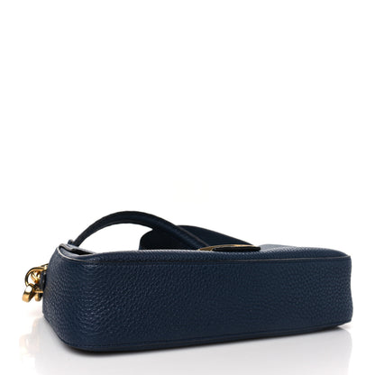 Fendi Cuoio Romano Selleria Baguette Dark Blue 4 of 9