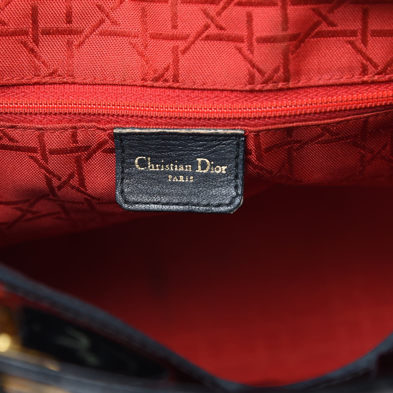 Christian Dior Patent Cannage Large Lady Dior Black 6 of 16