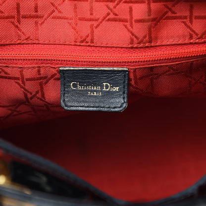 Christian Dior Patent Cannage Large Lady Dior Black 6 of 16