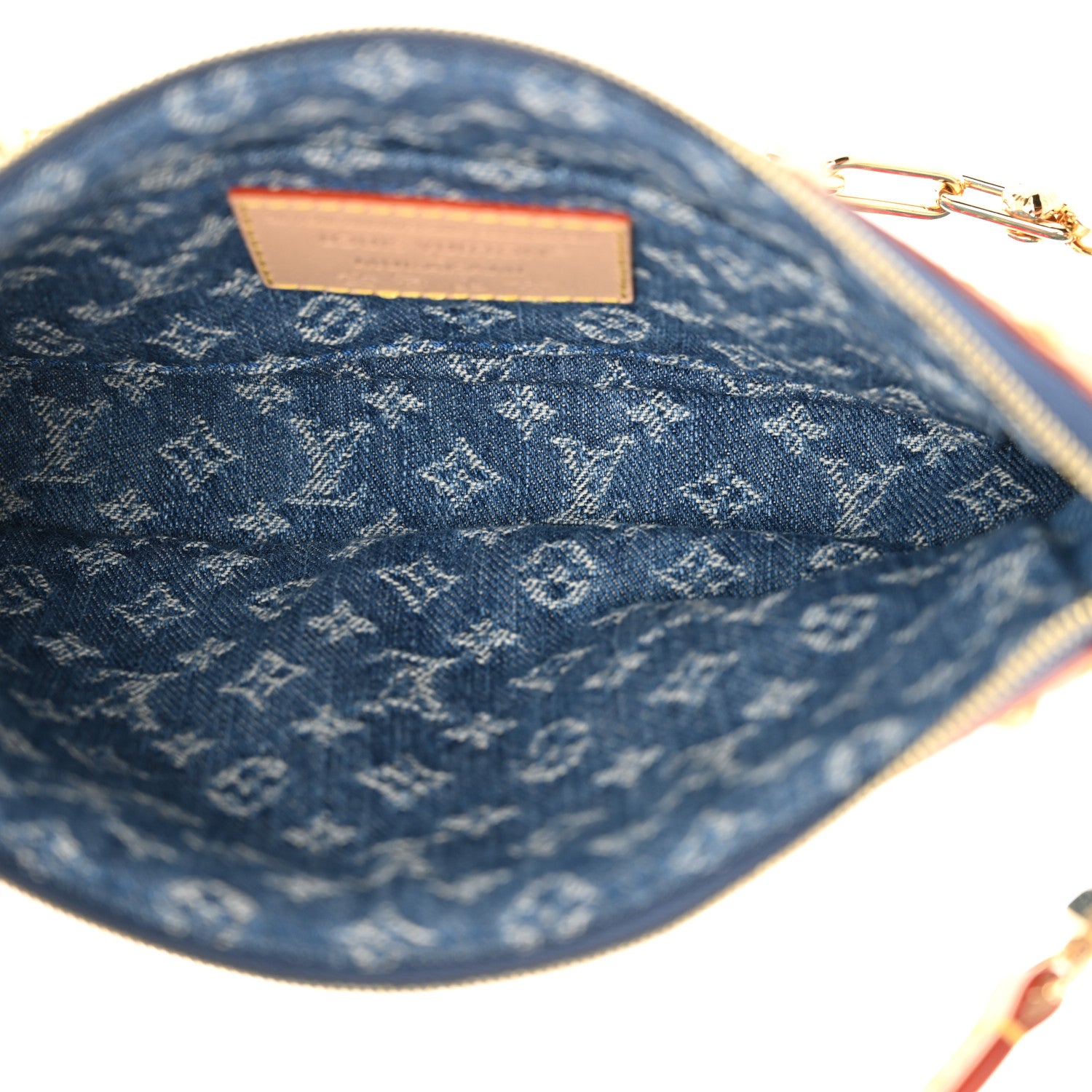 Louis Vuitton LV X TM Monogram Denim Cerises Pochette Accessories 5 of 10