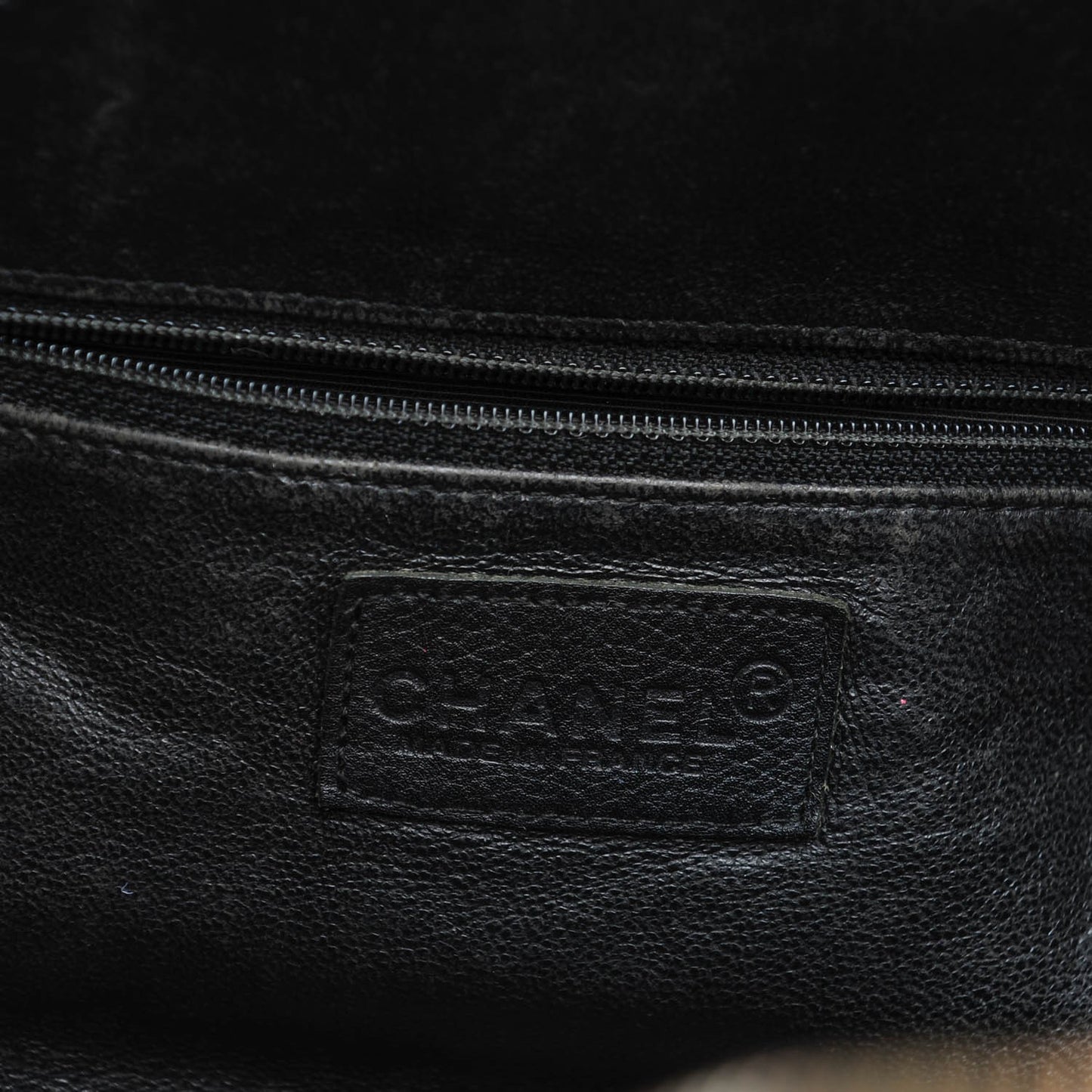 Calfskin Quilted Large Bowler Black