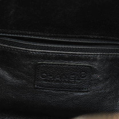 Chanel Calfskin Quilted Large Bowler Black 6 of 9
