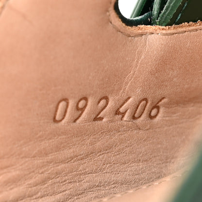 Loewe Calfskin Campo Mary Jane Mule 36 Green 9 of 9