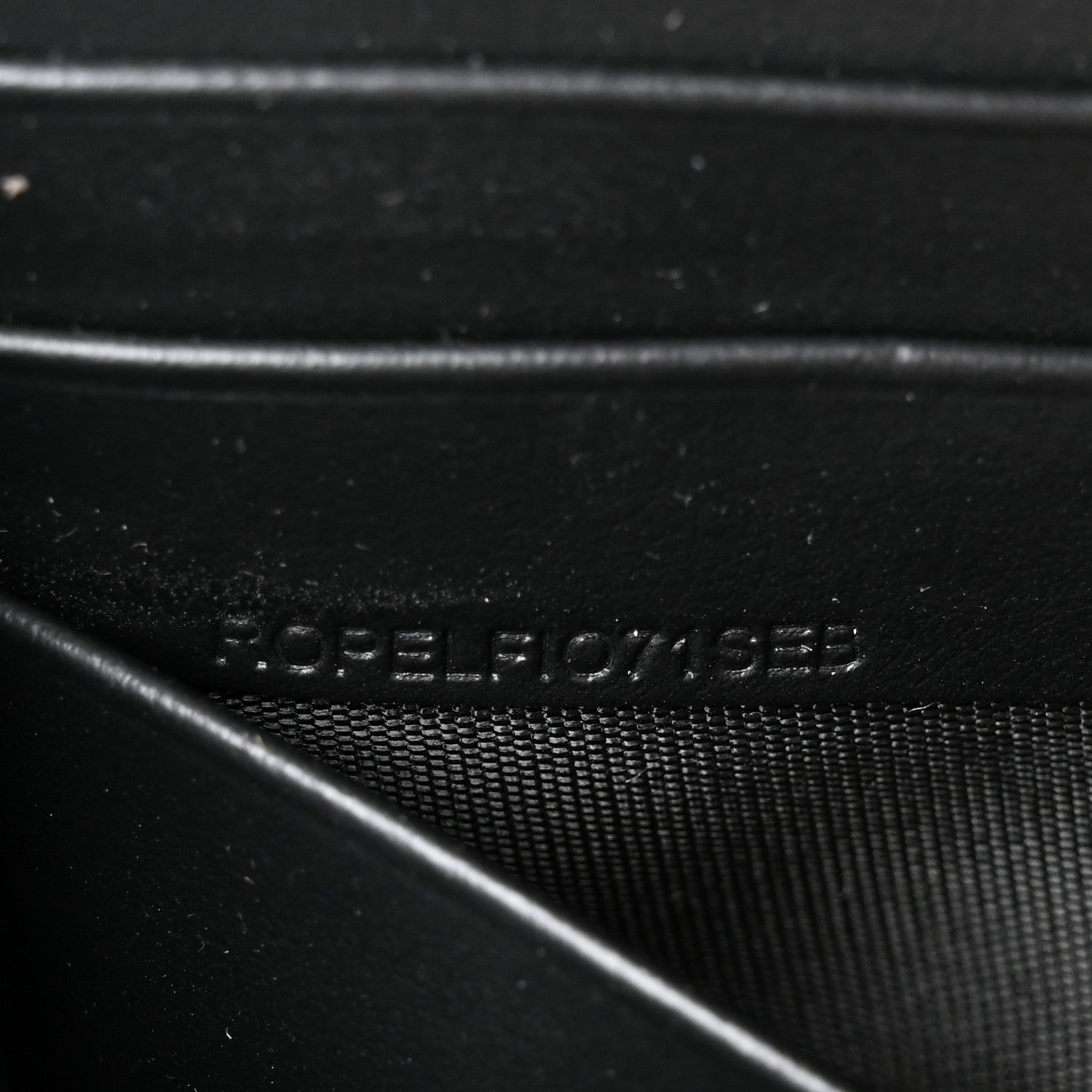 Burberry Derby Calfskin House Check Wallet On Chain Black 8 of 11