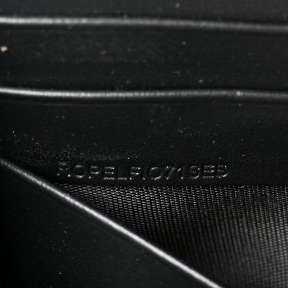 Burberry Derby Calfskin House Check Wallet On Chain Black 8 of 11