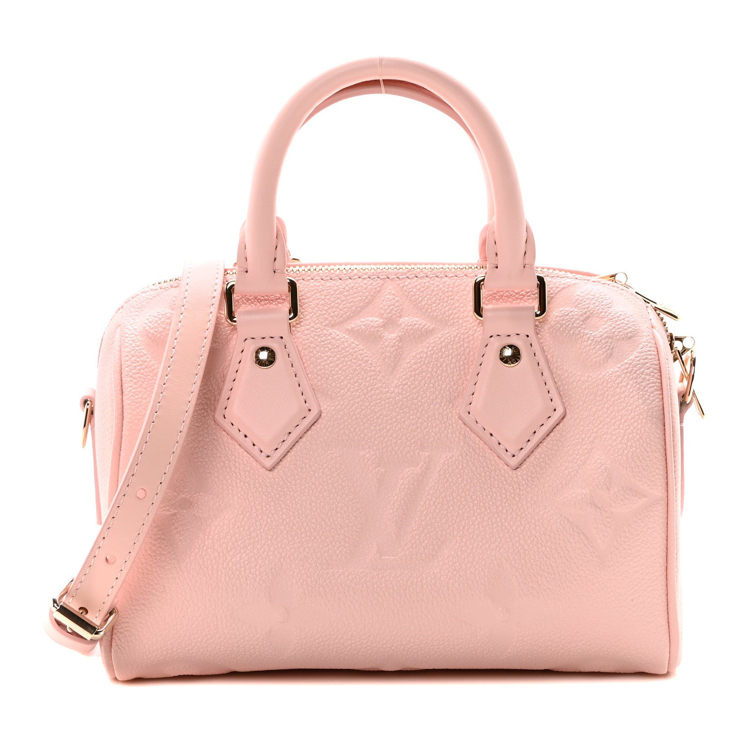 Louis Vuitton Empreinte Monogram Giant Speedy Bandouliere 20 Pink