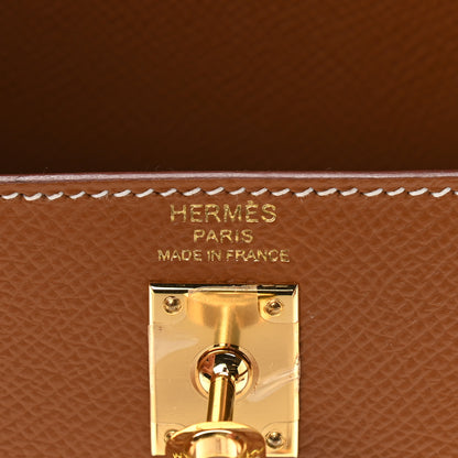 Hermes Epsom Kelly Sellier 25 Gold 5 of 9