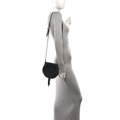 Chloe Calfskin Mini Marcie Round Crossbody Bag Black 2 of 9