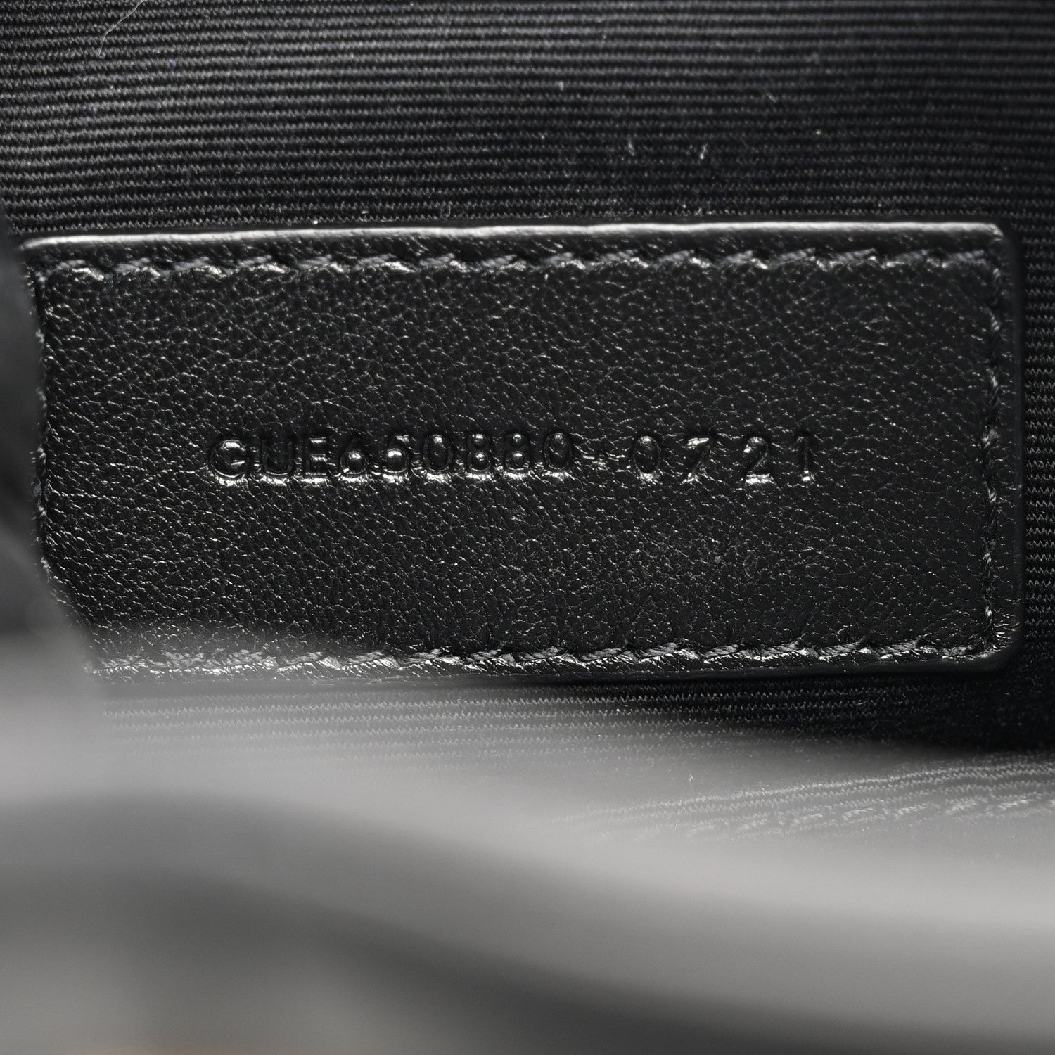 Saint Laurent Lambskin Monogram Loulou Puffer Pouch Clutch Black 7 of 9