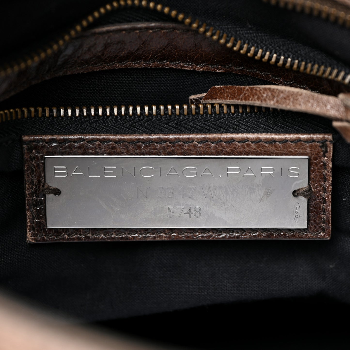 Chevre Classic Hardware City Olive Brown