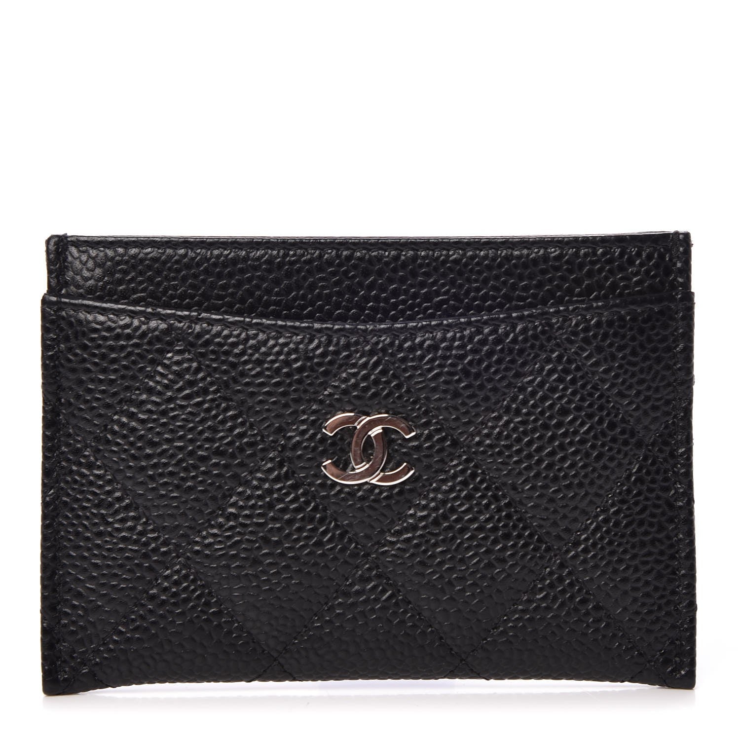 Chanel Caviar Quilted Card Holder Black 1 of 9