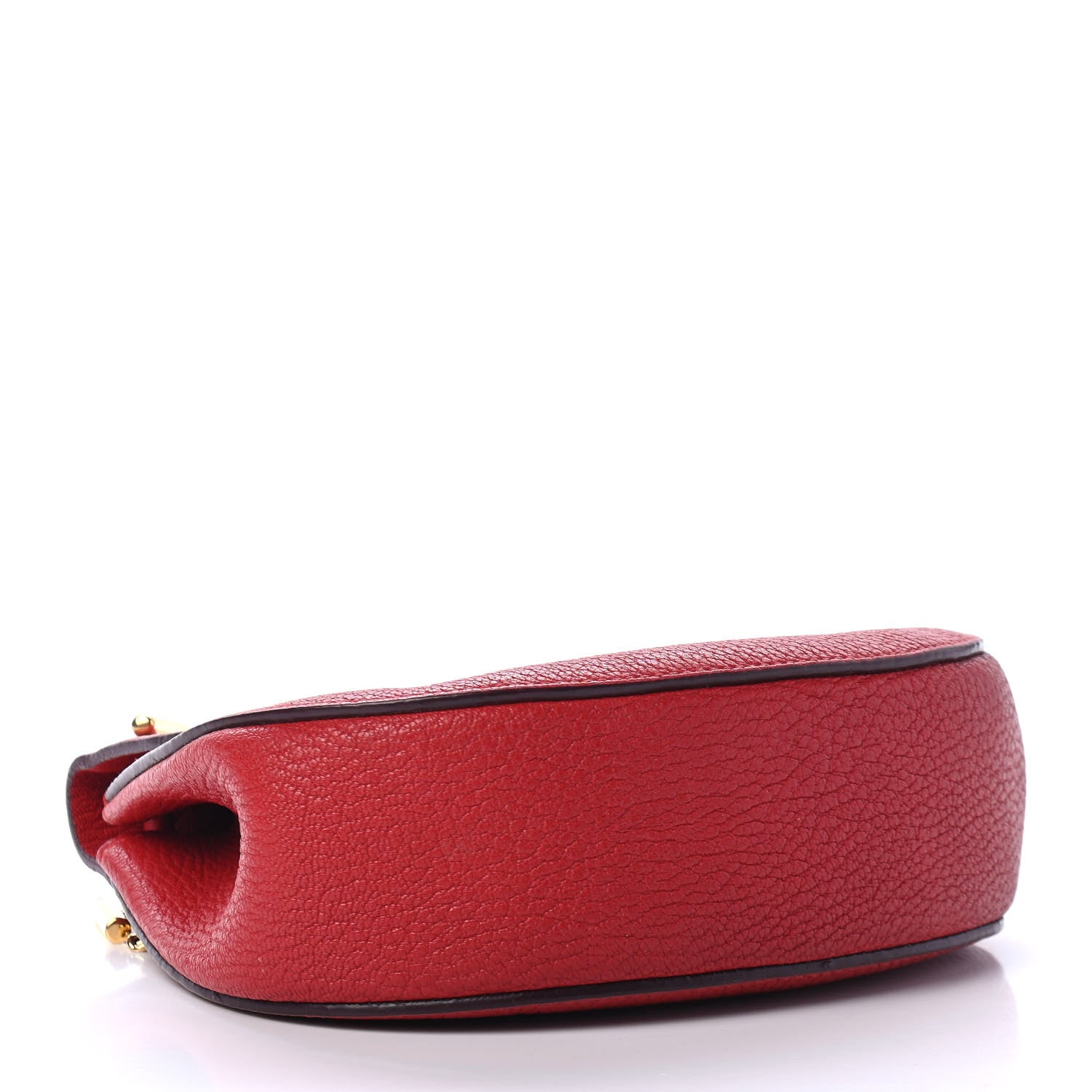 Chloe Grained Lambskin Mini Drew Shoulder Bag Plaid Red 3 of 4