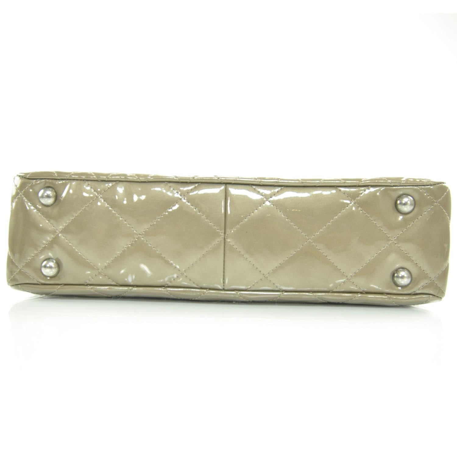 Chanel Patent Quilted Reissue 2.55 Tote Khaki 5 of 10