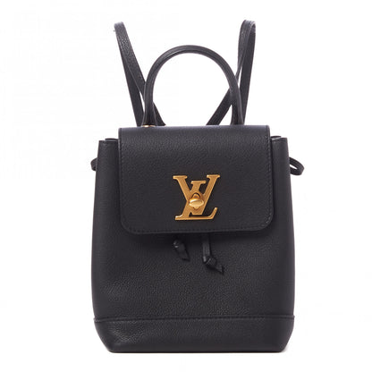 Louis Vuitton Calfskin Lockme Mini Backpack Black 1 of 9