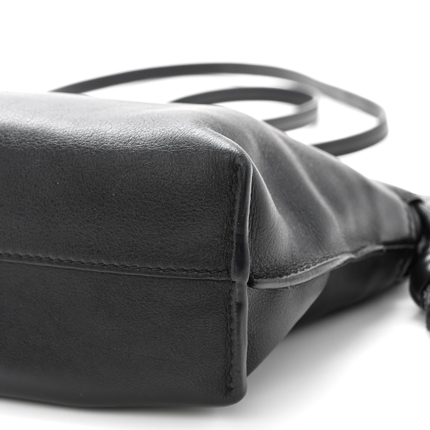 Loewe Calfskin Mini Flamenco Knot Clutch Black 9 of 9