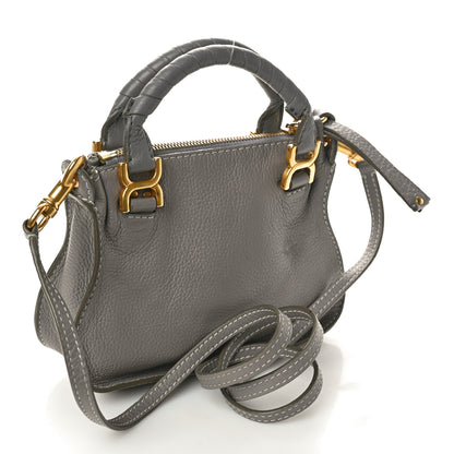 Chloe Calfskin Mini Marcie Satchel Cashmere Grey 2 of 10
