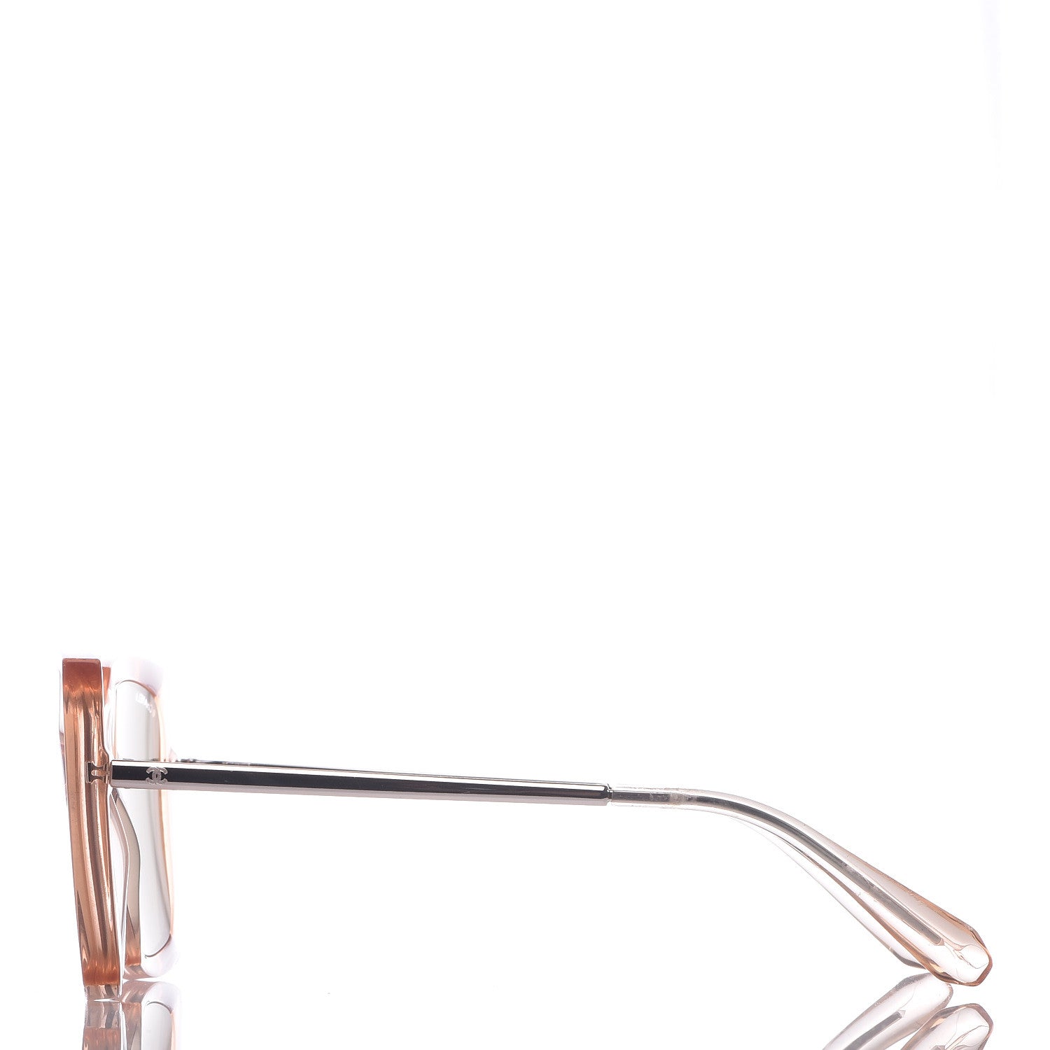 Chanel 18K Pink Gold Mirror Square Sunglasses 6051 Pink 3 of 7
