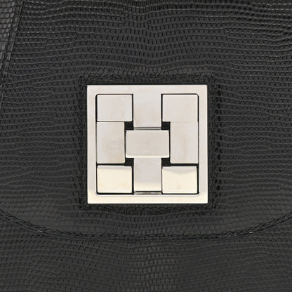 Hermes Lizard Mosaique Au 24-17 Black 8 of 10