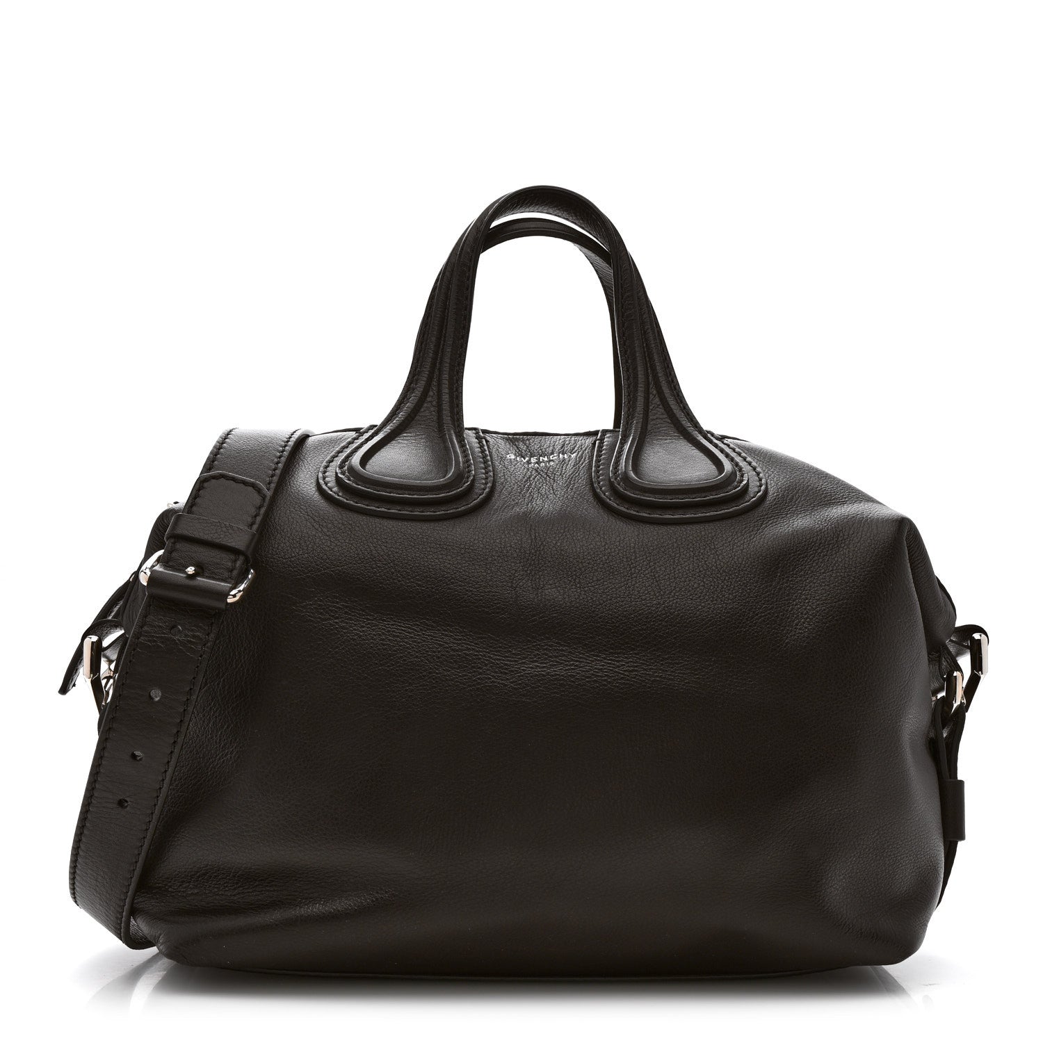 Givenchy Waxy Grained Calfskin Small Nightingale Dark Brown 1 of 13