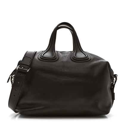 Givenchy Waxy Grained Calfskin Small Nightingale Dark Brown 1 of 13