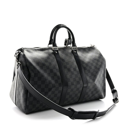 Louis Vuitton Damier Graphite Keepall Bandouliere 45 2 of 10