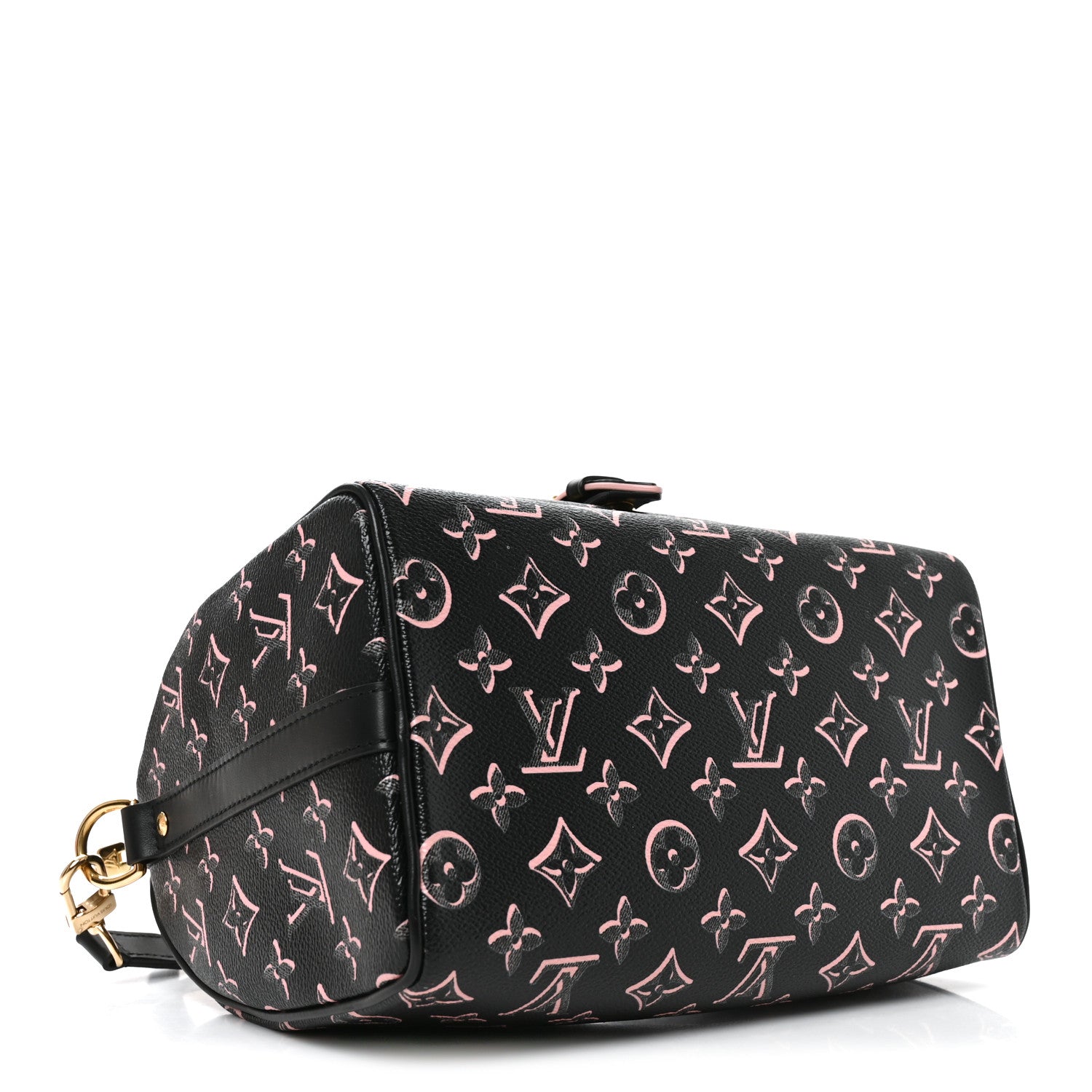 Louis Vuitton Monogram Fall for You Speedy Bandouliere 25 Black 4 of 9