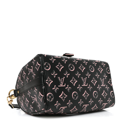 Louis Vuitton Monogram Fall for You Speedy Bandouliere 25 Black 4 of 9