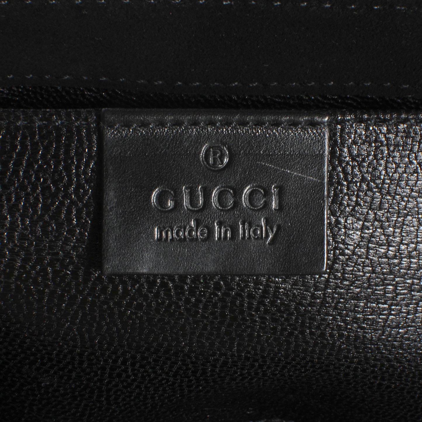 Suede Studded Horsebit Clutch Bag Black